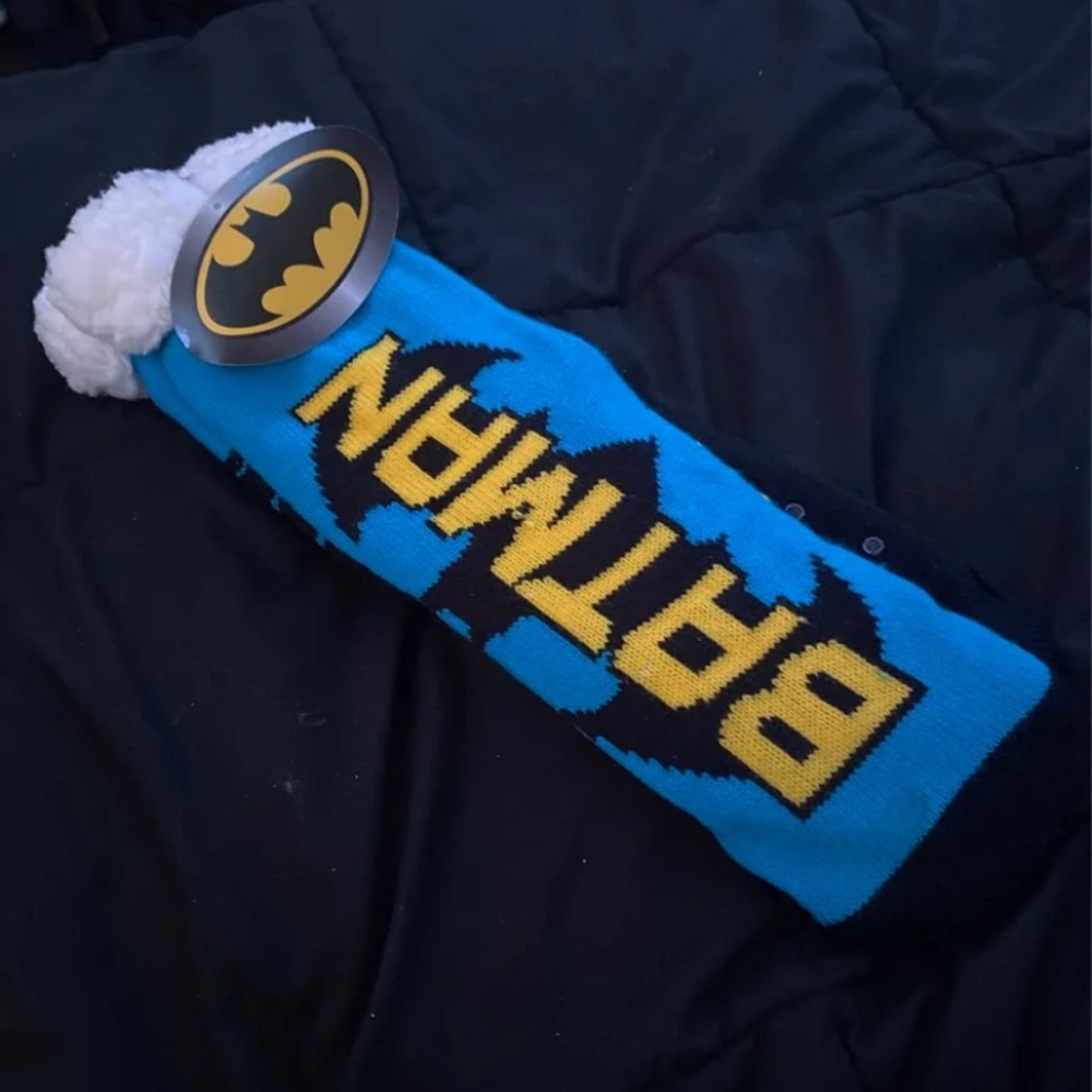 Batman sherpa socks
